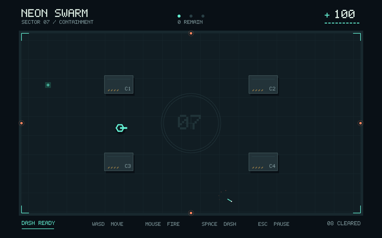 Neon Swarm gameplay