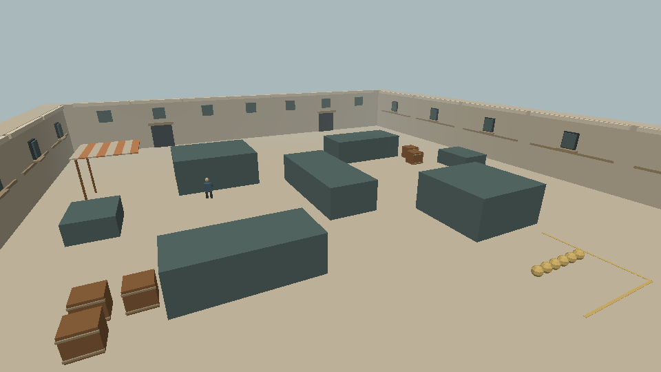 Courtyard running in Ferravex